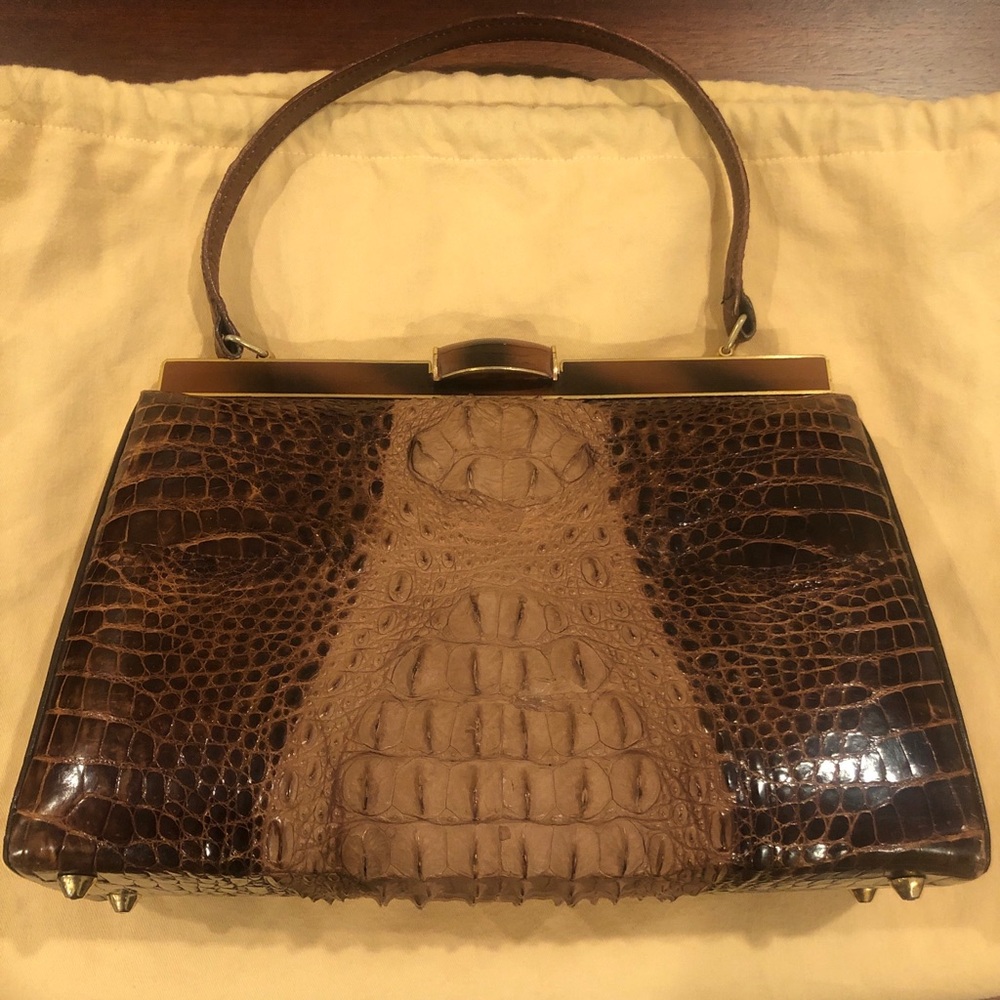 Vintage crocodile purse